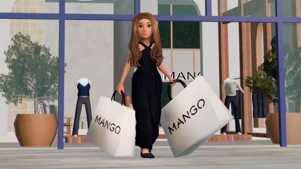 Mango na Roblox ze sklepem wirtualnym