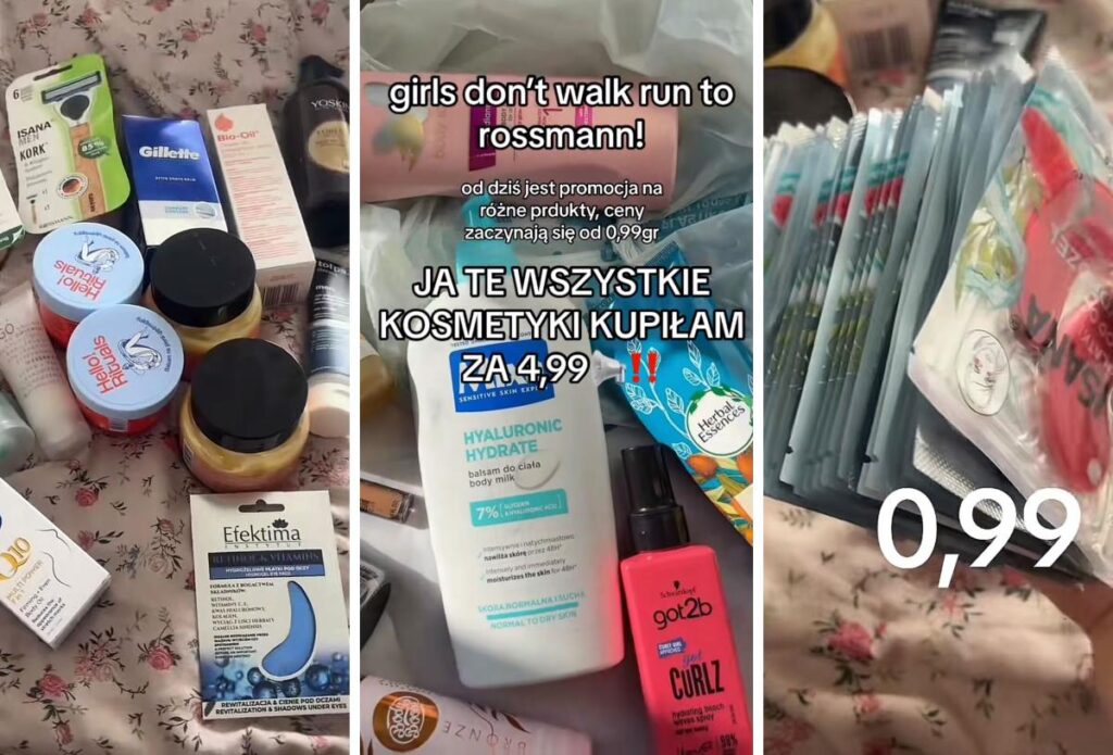 Kosmetyki za 99 gr dostępne w Rossmann