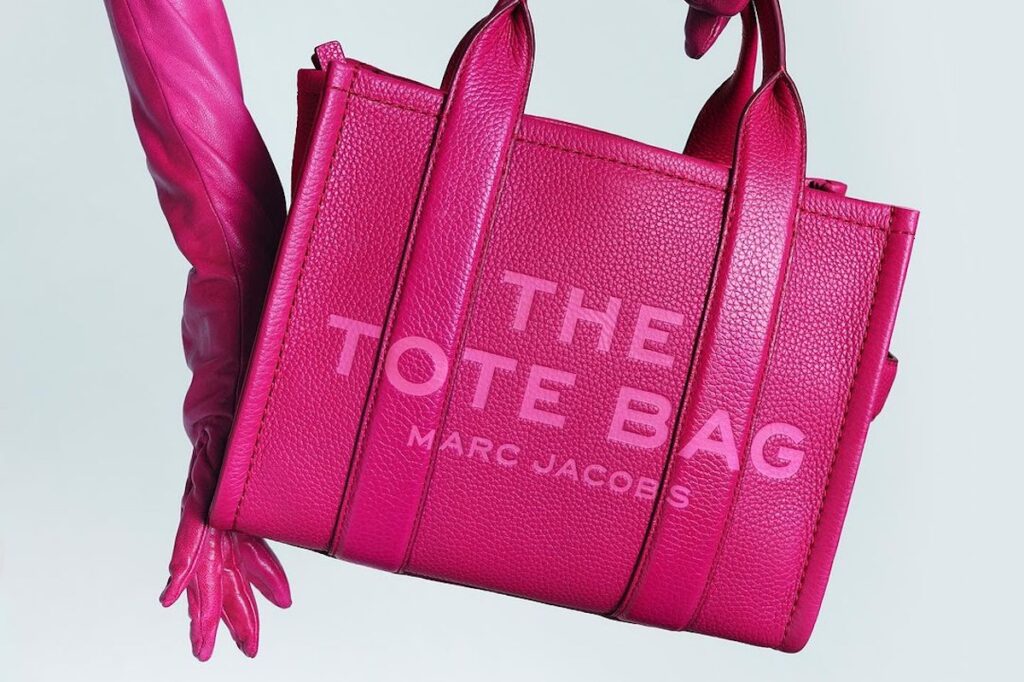 Różowa torebka Tote Bag od Marc Jacobs