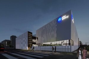 Plac Wiślany - nowe centrum handlowe w Warszawie. Lokalizacja, oferta. Kiedy otwarcie? Na zdjęciu wizualizacja Placu Wiślanego w Siekierkach w Warszawie.
